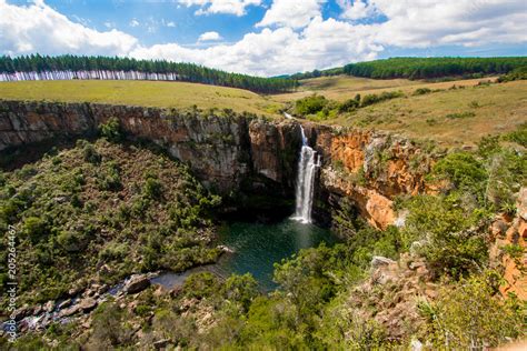 Berlin Falls In The Blyde River Canyon Area Mpumalanga District Of