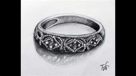 Pencil Drawing Of Bangle Realistic Speed Drawing Youtube