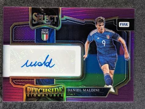 Panini Select Fifa Daniel Maldini Auto Violet Prizm