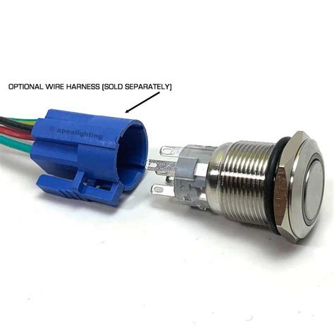 Hella Marine Stainless Steel Led Switch Onoff Latching