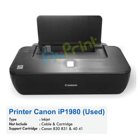 Jual Printer Canon PIXMA IP1880 IP1980 Print Canon 1880 1980 Garansi 3