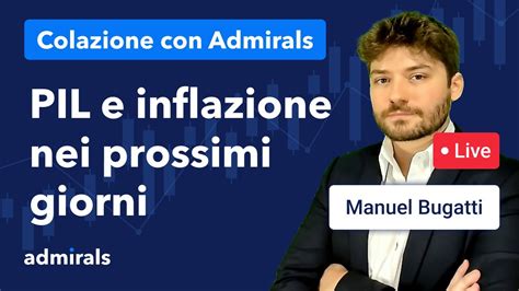 Pil E Inflazione Nei Prossimi Giorni Colazione Con Admirals Live