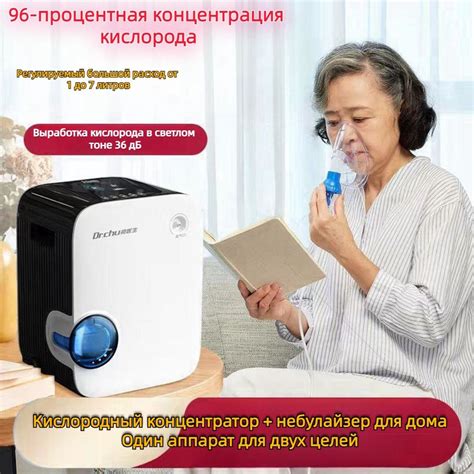 Кислородный концентратор + небулайзер, портативный аппарат ...
