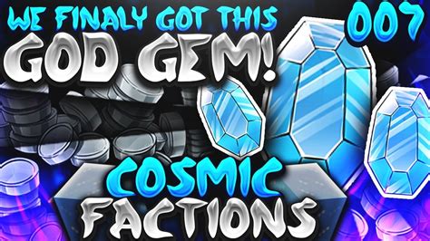 We Finally Got This God Gem Minecraft Factions 7 Cosmicpvp Ice