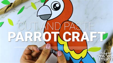 Printable Macaw Parrot Craft Template Simple Mom Project