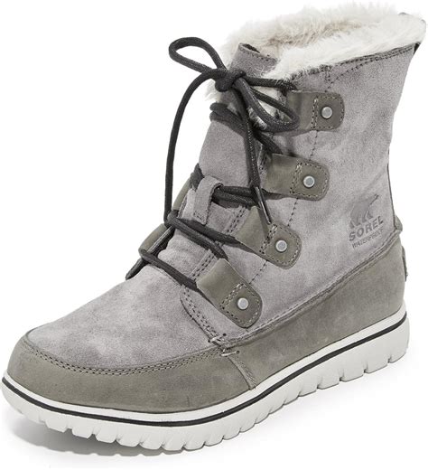 Sorel Womens Cozy Joan Winter Rain Waterproof Snow Hiking Ankle Boots Quarry 4 Uk