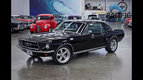 Black 1967 Mustang