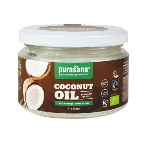 Ulei Organic De Cocos Extra Virgin 250 Ml Purasana Bebe Tei