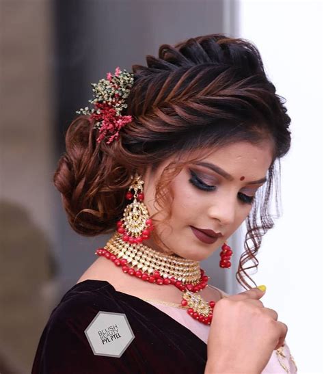 Pin By SANGAM By Rachna On Bridal Hairstyles Party Special