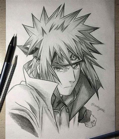 Minato hand drawing By Arteyata by cosplayclass on DeviantArt