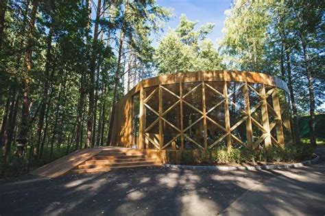 Деревянный торговый павильон купить в Москве | «Alpbau» | Pavilion ...
