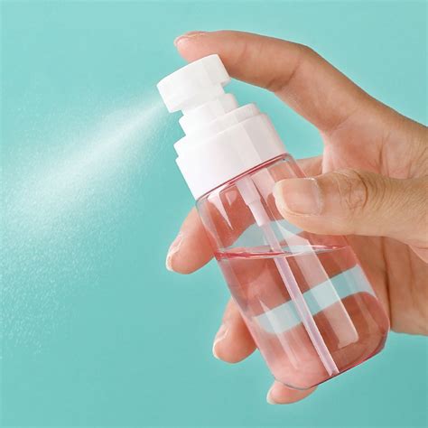 Bouteilles De Vaporisateur Rechargeables Transparentes Pour Le Voyage