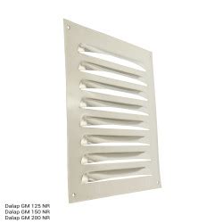 Dalap Gm Nr Stainless Steel Ventilation Grille With Fixed Slats