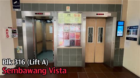 Blk 316 Sembawang 1997 Fujitec Elevator Lift A YouTube