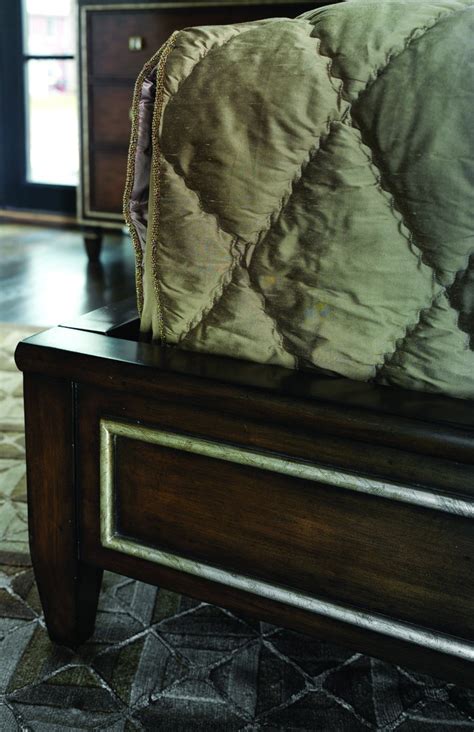Bed with gorgeous pleated headboard