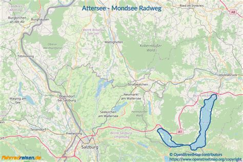 Radreisen Auf Dem Attersee Mondsee Radweg