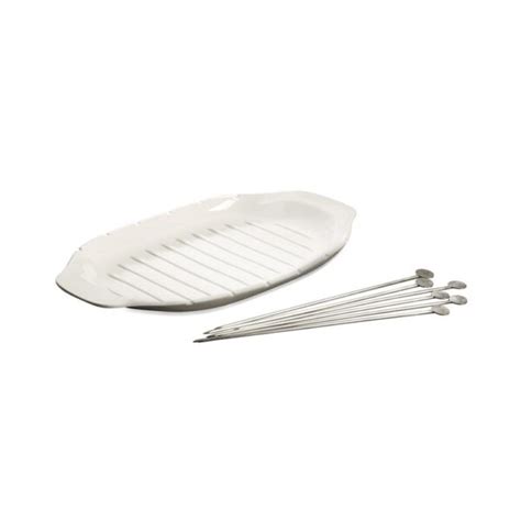 Villeroy Boch BBQ Passion White Porcelain Kebab Platter PIP Hardware