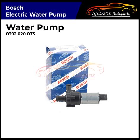 Bosch Electric Water Pump 0392020073 For Audi A3 A6 Tt Porsche Cayenne Volkswagen Polo