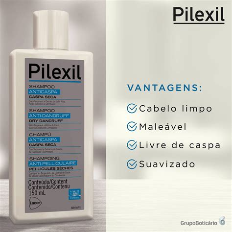 Shampoo Pilexil Anticaspa Caspa Seca Beleza Na Web