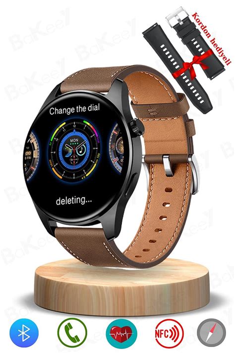 Hk Hero Amoled Ekran Smartwatch Pusula Gt Pro Max Ift Kordonlu Gps