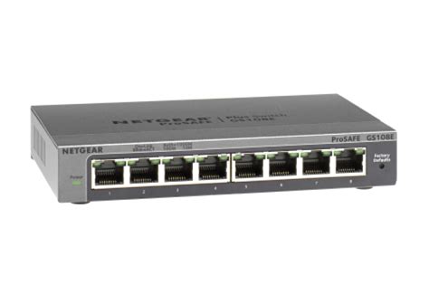 Gigabit Plus Switch Series - GS108E | Plus Switches | Switches | Business | NETGEAR