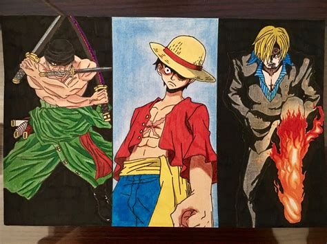 The Monster Trio Drawing One Piece Amino