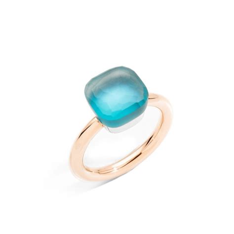 Anillo Nudo Classic Topacio Azul Pomellato Joyer A Grau Online