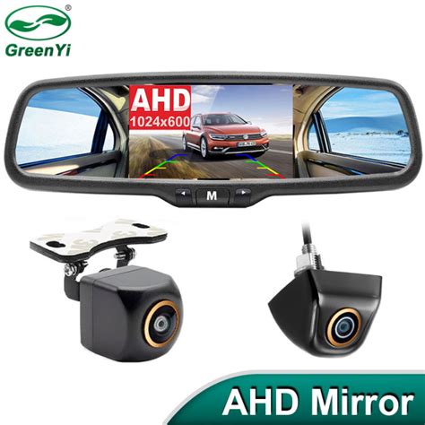 GreenYi 5 Inch AHD Mirror Monitor 1920 1080P High Definition 170 Degree