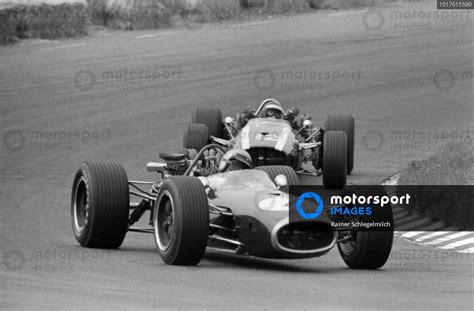 Jack Brabham Brabham Bt Repco Leads Jochen Rindt Cooper T B