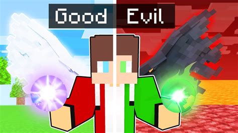 Maizen Is Half Good Half Evil In Minecraft Parody Storyjj And Mikey