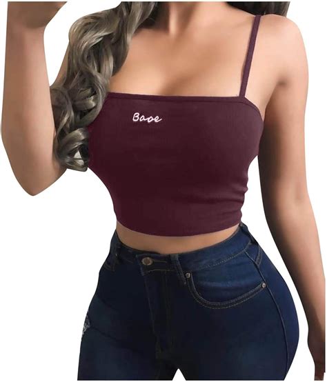 Oberteile Crop Tops Damen Sommer Teenager Mädchen Sexy Tube Tops