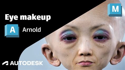 Arnold Tutorial Create An Eye Makeup Shading Effect Using Distance