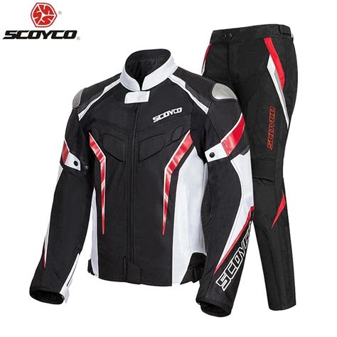 Scoyco Motorcycle Jacket And Pant Protective Gear Reflective Summer