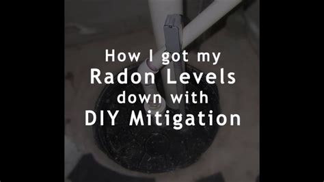 How I Got My Radon Levels Down With Diy Mitigation Youtube