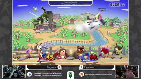 S Gu Winner S Quarters Pugwest Marth Vs Icearrow Greninja