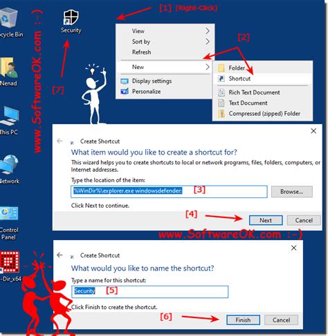 Security At A Glance Desktop Shortcut