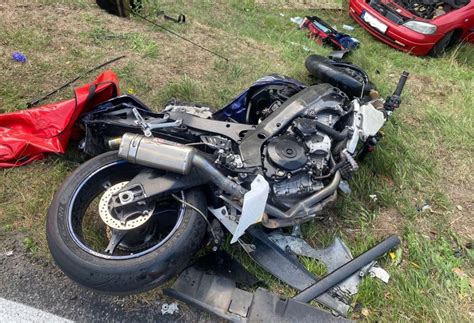 Tragiczny wypadek z udziałem motocyklisty na drodze krajowej numer 57