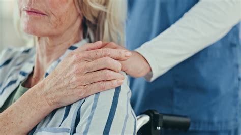 premium stock video nurse woman  wheelchair