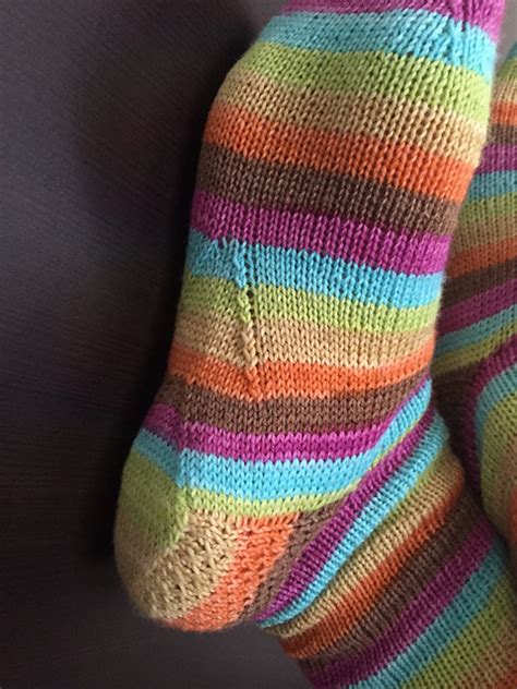 Basic Sock With A Double Gusset Heel Pattern By Cristi H Payne Sock