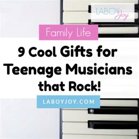 9 Cool Gifts For Teenage Musicians That Rock!| Www.LaboyJoy.com