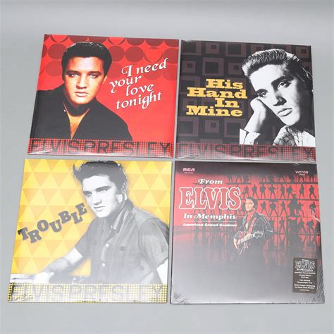 Elvis Presley Lp Samling Skivor Vrigt Vrigt Auctionet