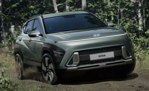 Hyundai Kona 2024 aparece en sus primeras imágenes muy futurista