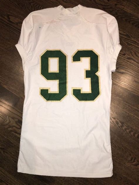 Game Worn Used Colorado State Rams Football Jersey #93 Size L – D1Jerseys