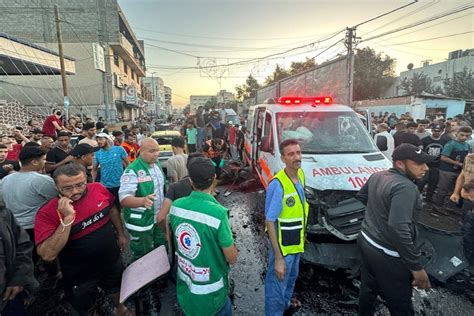 Ataque De Israel A Comboio De Ambulâncias Causa Indignação Internacional