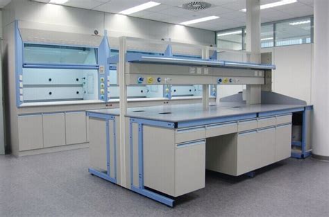 Popular Metal Lab Island Bench With Reagent Shelf China Lab Island