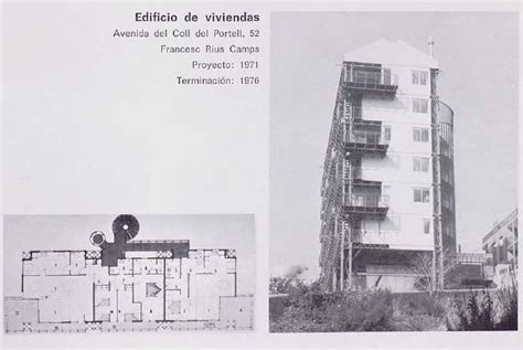 Edificio De Viviendas Avenida Del ColI Del Portell 52 Francesc Rius