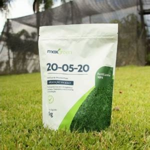 Fertilizante Mineral Misto NPK 20 05 20 Maxgreen 1Kg