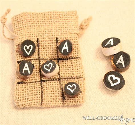 Rustic Tic Tac Toe Kids Wedding Activity Well Groomed Home