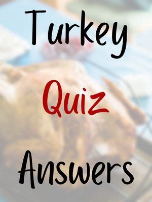 60+ Best Turkey Trivia Questions Quiz | Food | November | Funny 2024 ...