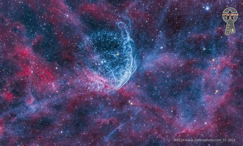 Wr134 Hoo With Rgb Stars Apod Grag